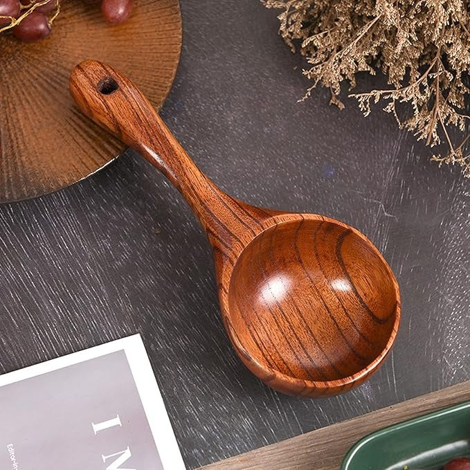 Large Wooden Multi-Purpose Scoop- 1pc