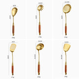 Chef’s Choice Golden Kitchen Utensils | 6pcs Set