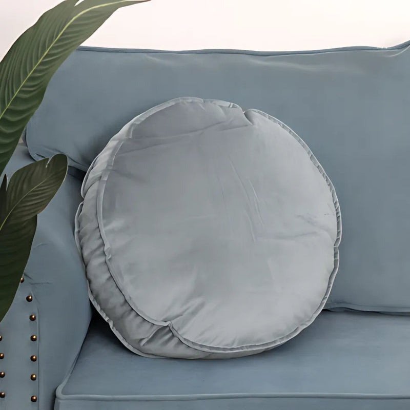 Lavish Velvet Round Cushion