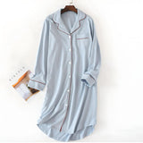 Classic Charm Button-Down Nightgown