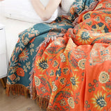 Marigold Reversible Throw Blanket