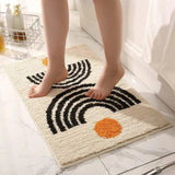 Serene Sunrise Non-Slip Bath Mat