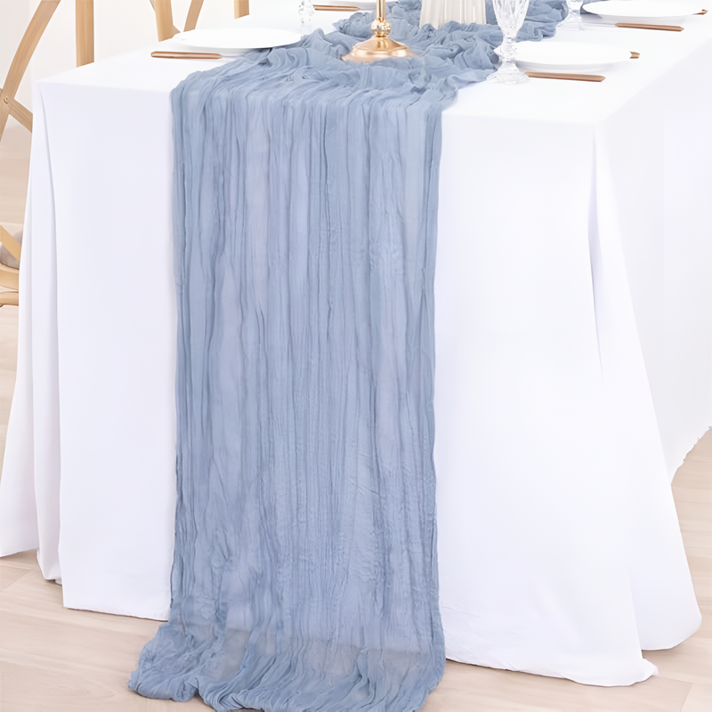 Cheesecloth Flowy Table Runner | 10 Pcs Set