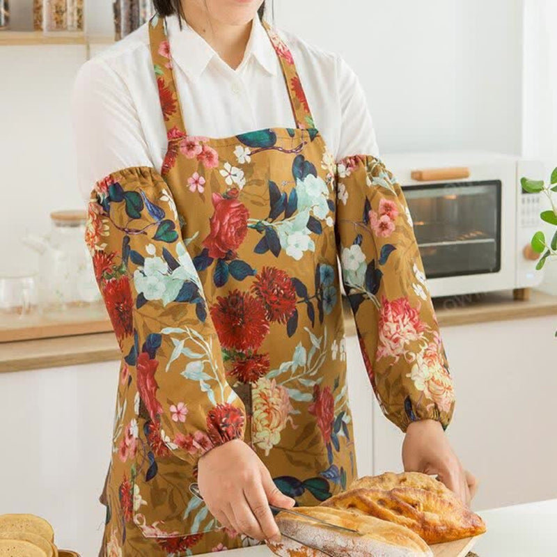 Practical Floral Kitchen & Gardening Apron