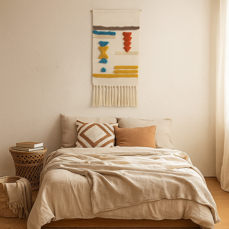 Colourful Fringe Tapestry Decor