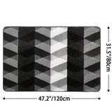 Soft Microfibre Non-Slip Geometric Rug