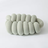 Splendid Ellipse Knotted Plush Cushion