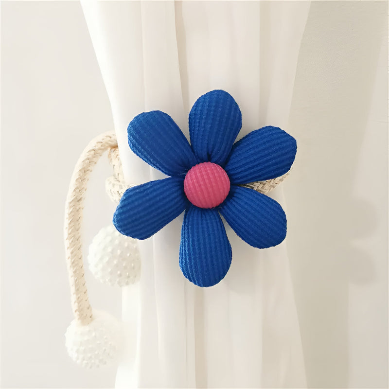 Whimsical Flower Curtain Tie Back