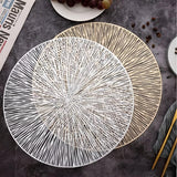 Firework Metallic Table Mat