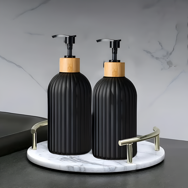 Minimalist Bamboo Pump Soap Dispenser