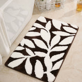 Zyphire Leaf Pattern Bath Mat