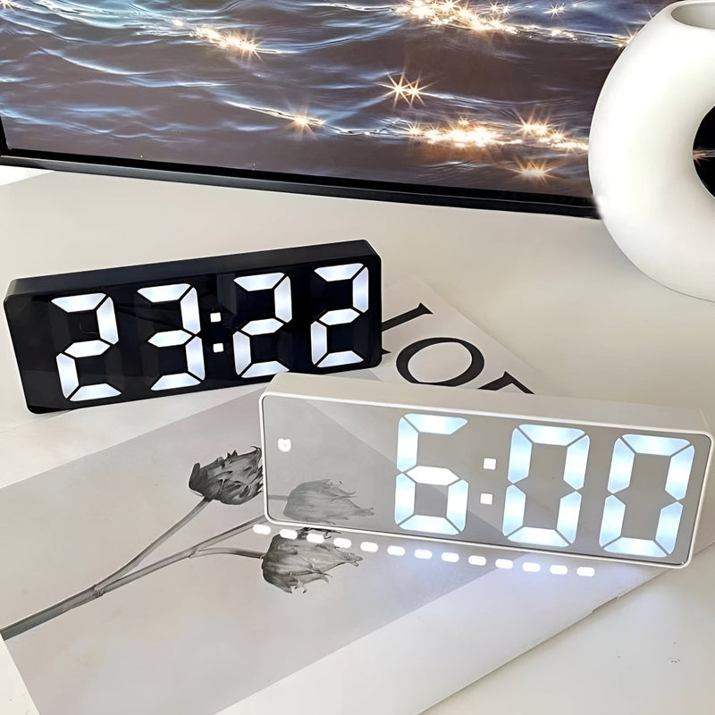 Digital LED Mirror Alarm Clock