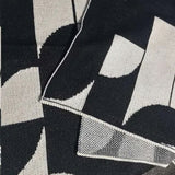 Artevana Monochrome Geometric Throw Blanket