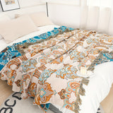 Baroque Bloom Reversible Cotton Blanket