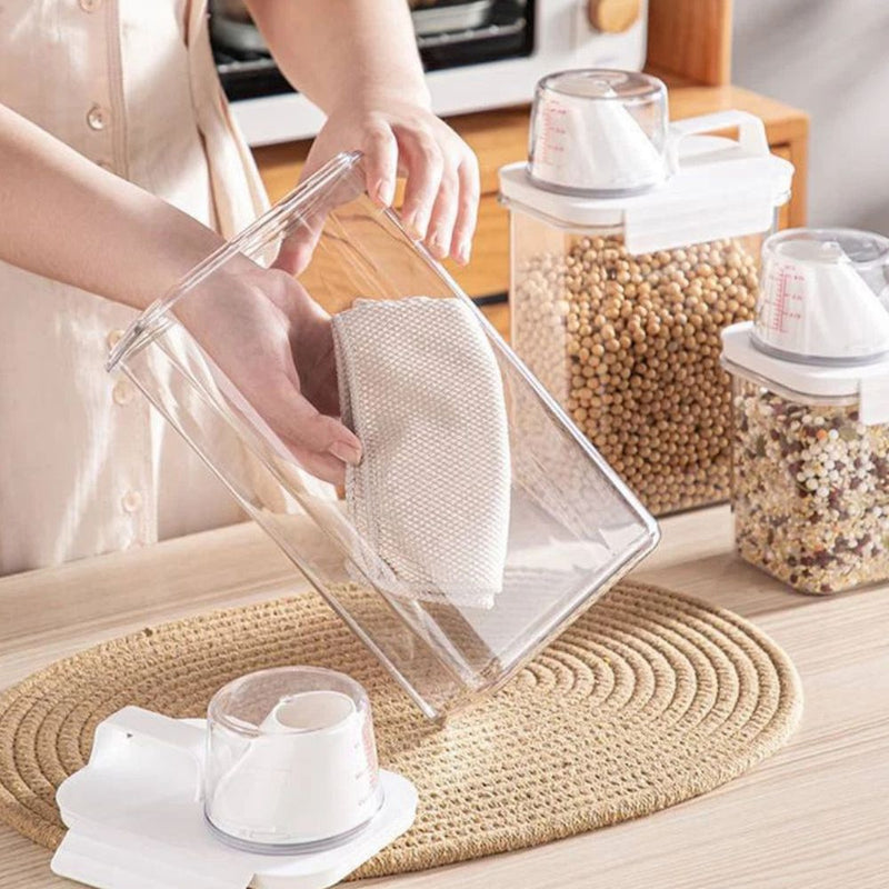 Clear Cereal and Grain Organiser