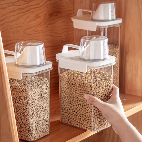 Clear Cereal and Grain Organiser