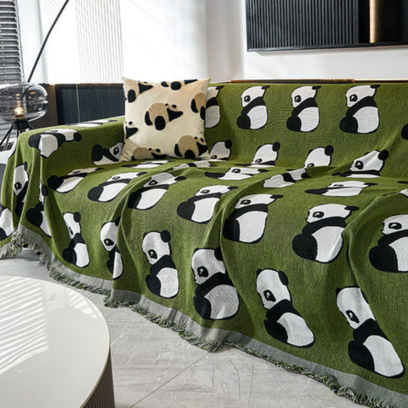 Chantesse Panda Leopard Print Sofa Cover