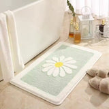 Charming Daisy Bloom Bath Mat