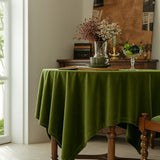 Château Olive Velvet Tablecloth