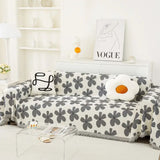 Cheerful Flower Tassel Sofa Cover
