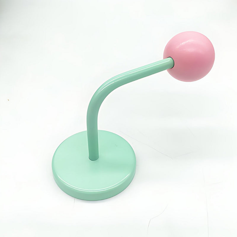 Colourful Magnetic Wooden Ball Hooks Home Storage