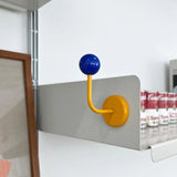 Colourful Magnetic Wooden Ball Hooks Home Storage