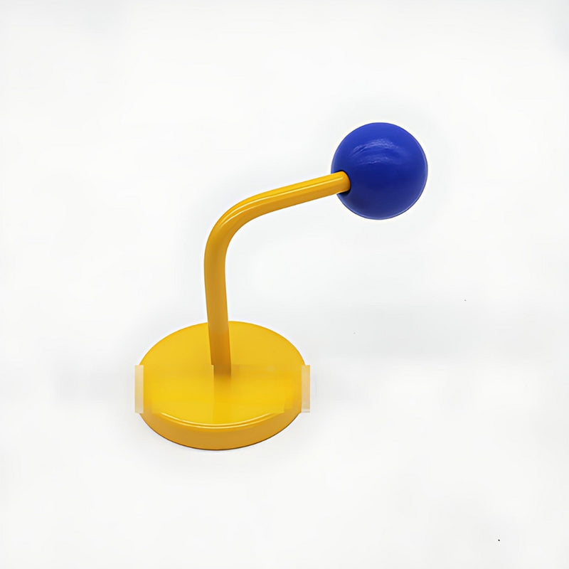 Colourful Magnetic Wooden Ball Hooks Home Storage