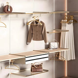 Elegant Golden Aluminium Alloy Hangers