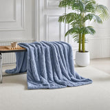 Elegant Leaf Sherpa Blanket
