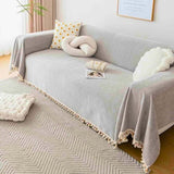 Elegant Plush Sofa Cover