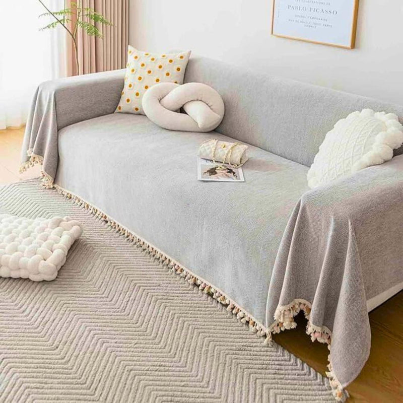 Elegant Plush Sofa Cover