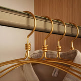 Extra Wide Sleek Aluminium Clothes Hanger | 6pcs Set