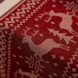 Festive Christmas Elk Table Runner