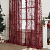 Floral Grace Sheer Curtains