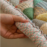 Colourful Retro Pastoral Style Sofa Cover
