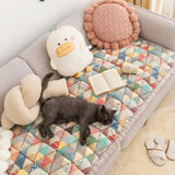 Colourful Retro Pastoral Style Sofa Cover