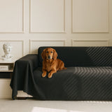 Diamond Grid Chenille Sofa Cover