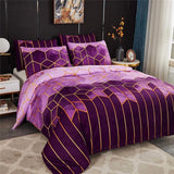 Golden Cosmo Hive | 3pcs Quilt Cover Sets
