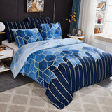 Golden Cosmo Hive | 3pcs Quilt Cover Sets