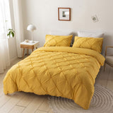 Amore Luxury Pinch Pleat Quilt Cover Set