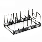 Iron Dish Pot Lid and Utensils Storage Rack