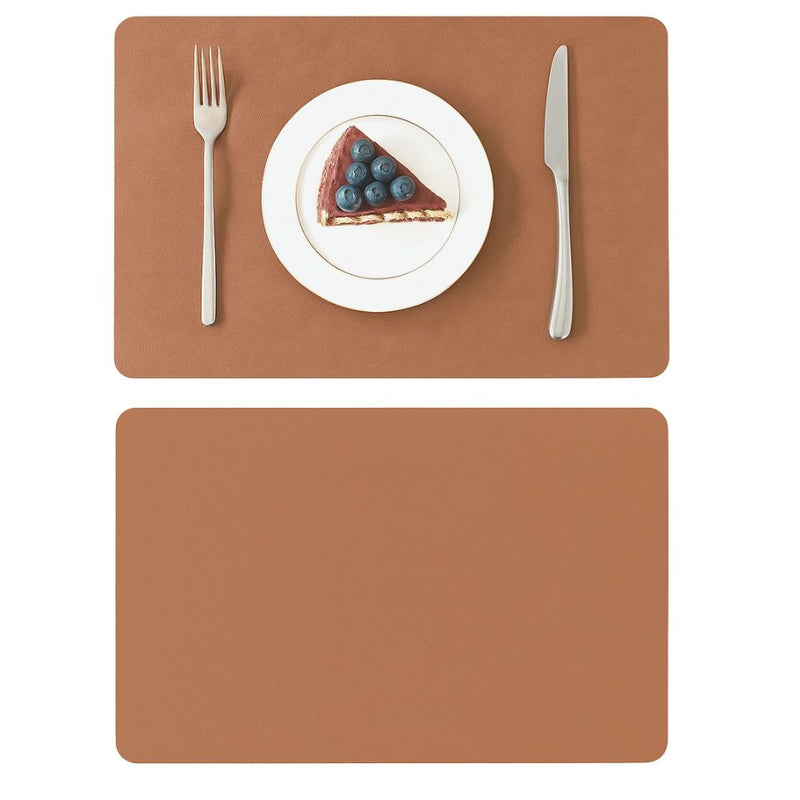 Luxury Vintage Leather Placemat