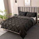 Amore Luxury Pinch Pleat Quilt Cover Set