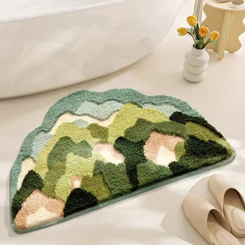 Nature Moss Floor Bath Mat