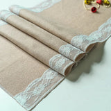 Ornate Blossom Lace Edge Table Runner