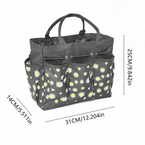 Oxford Floral Garden Tool Organiser Bag
