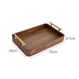 Regal Walnut Serving Tray