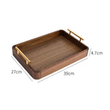 Regal Walnut Serving Tray