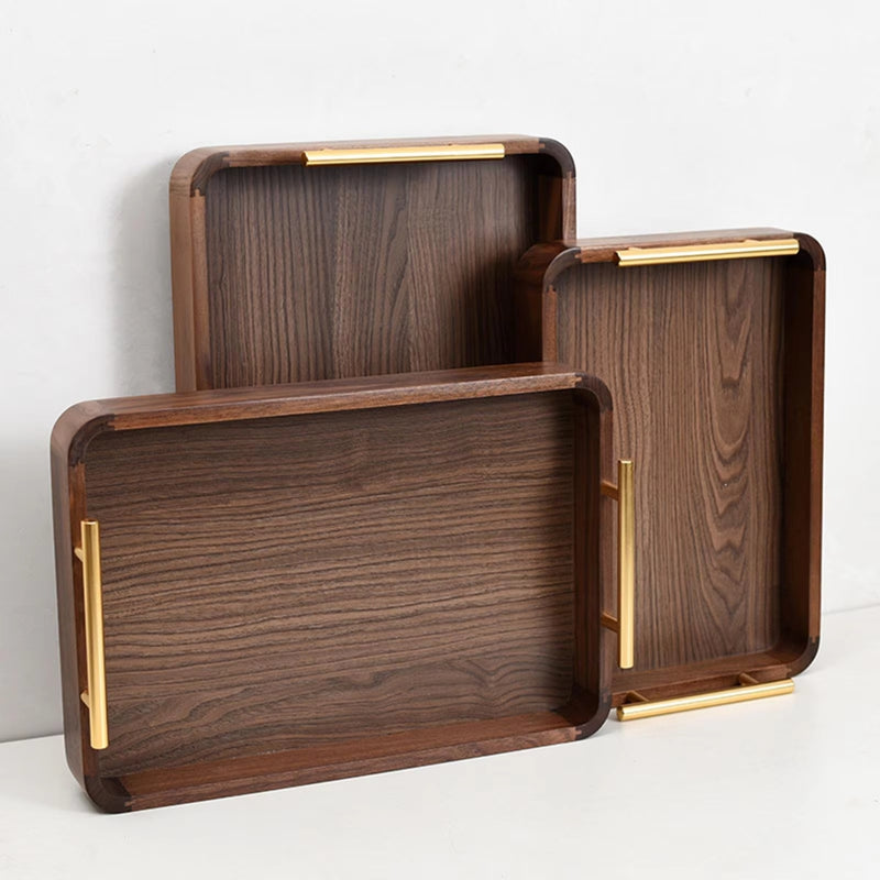 Regal Walnut Serving Tray