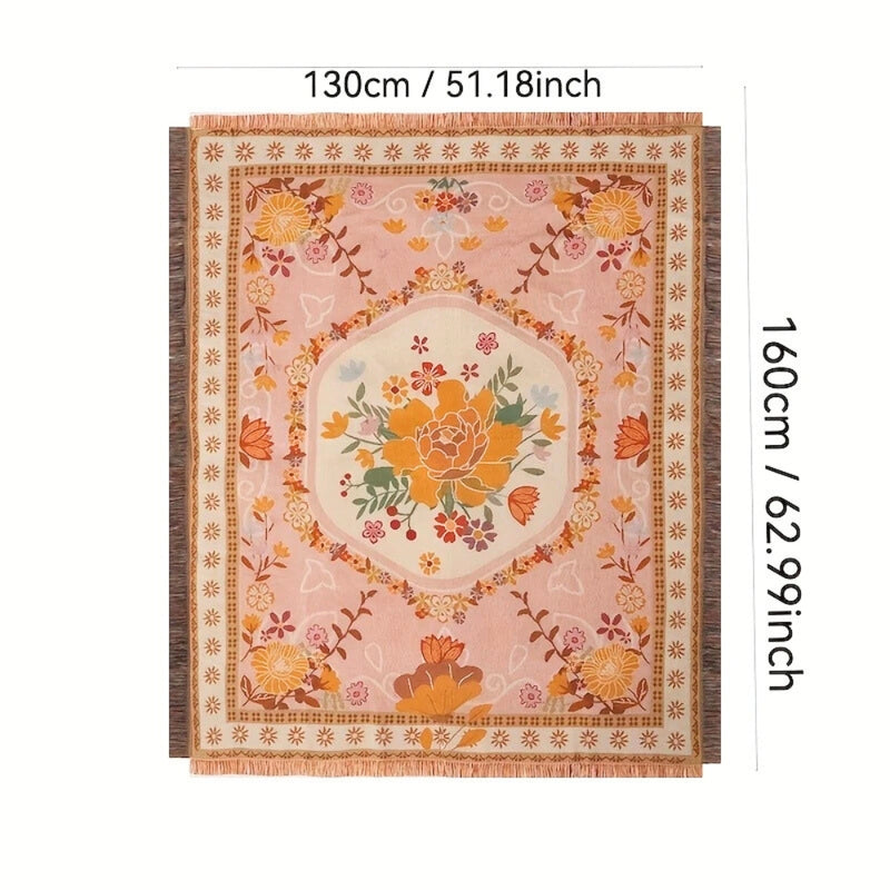 Rosefield Floral Beach Picnic Travel Blanket